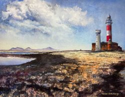 2022-07 Leuchtturm Faro del Toston (El Costillo auf Fuerteventura)
